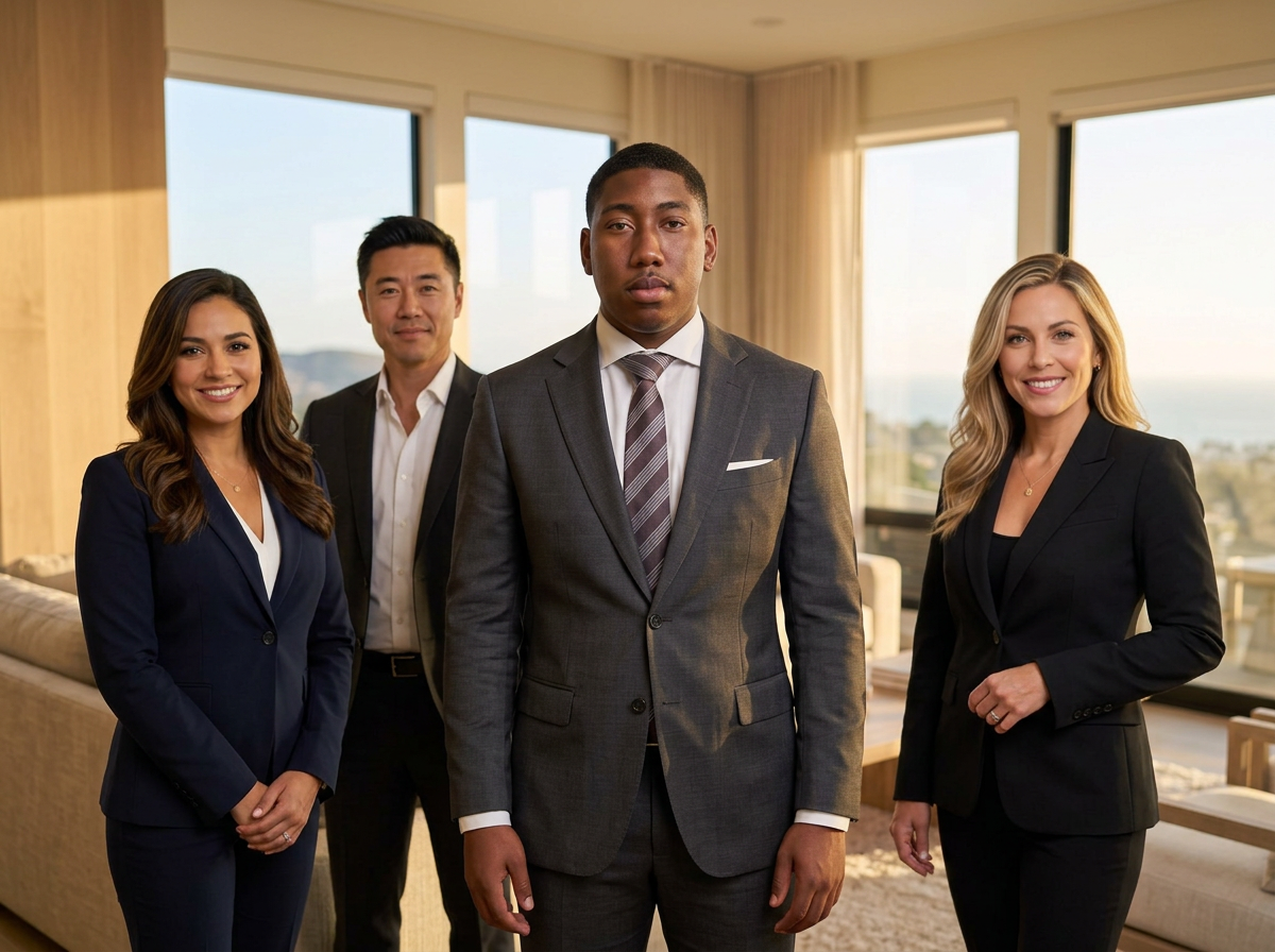 Eli Cooley and his diverse real estate team